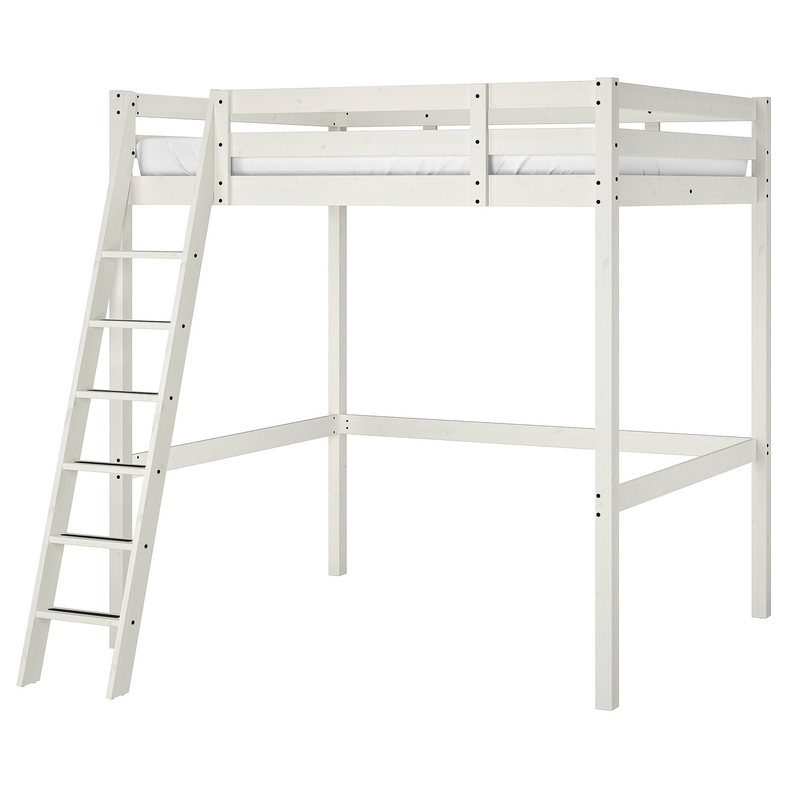 STORÅ Hochbettgestell, weiß gebeizt, 140x200 cm IKEA Deutschland