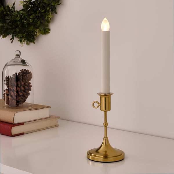 Strala Kerzenhalter Led Batteriebetr Messing Ikea Deutschland