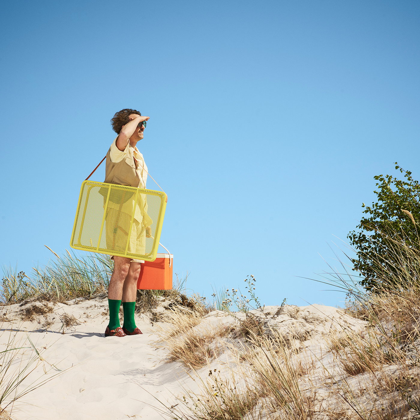 Thumbnail - IKEA STRANDÖN Klapptisch leuchtend gelb