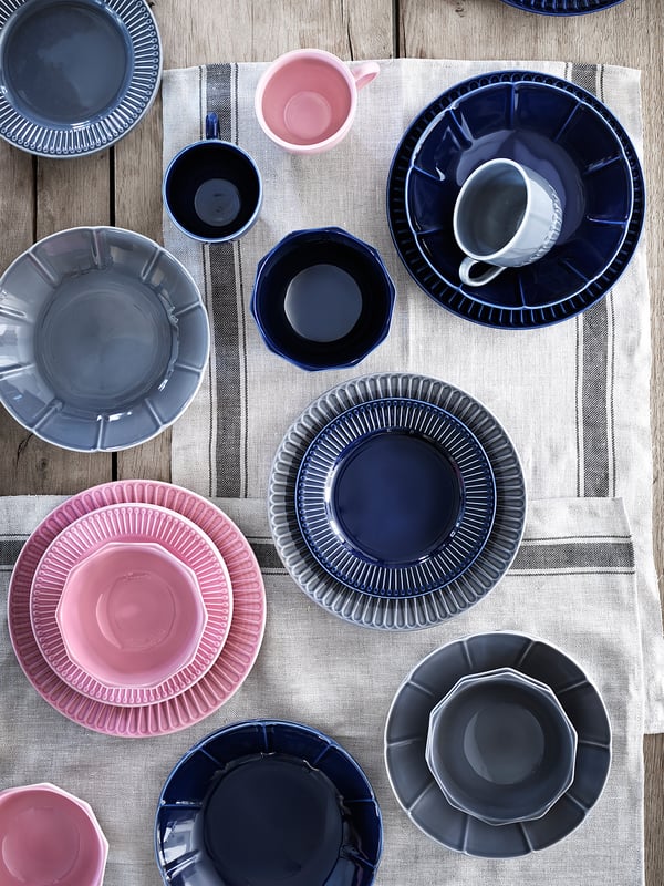 STRIMMIG Teller, Steingut rosa, 27 cm - IKEA Deutschland