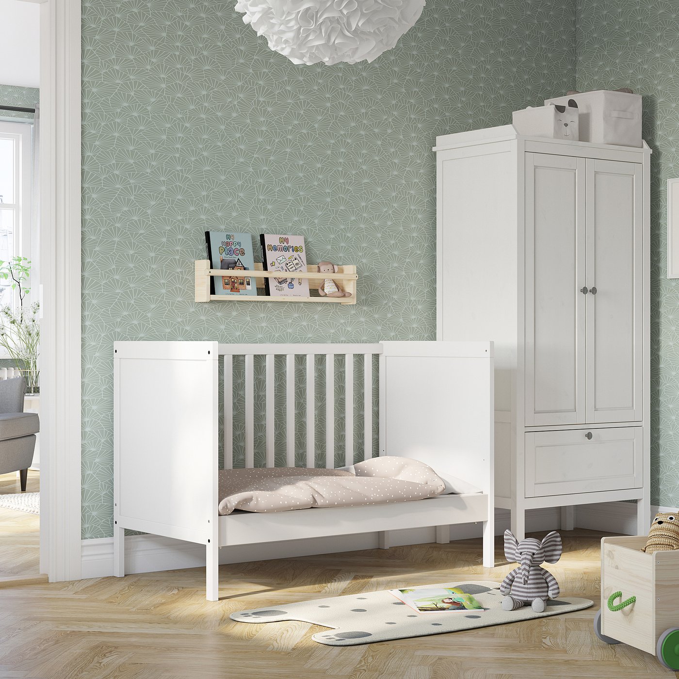 SUNDVIK Babybett, weiß, 70x140 cm - IKEA Deutschland