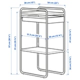 Abbildung mit Maßen für das Produkt: SUNNERSTA.