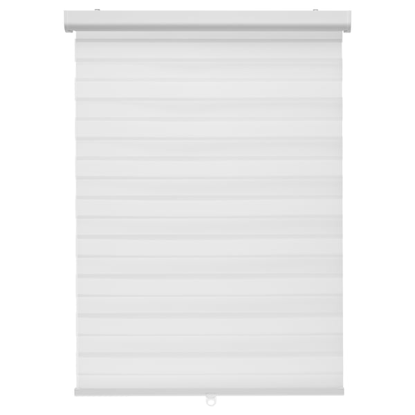 TANDLUNDFLY Doppelrollo, weiß. Modernes Design mit Soft-Close-Funktion, kabellos für die Sicherheit.