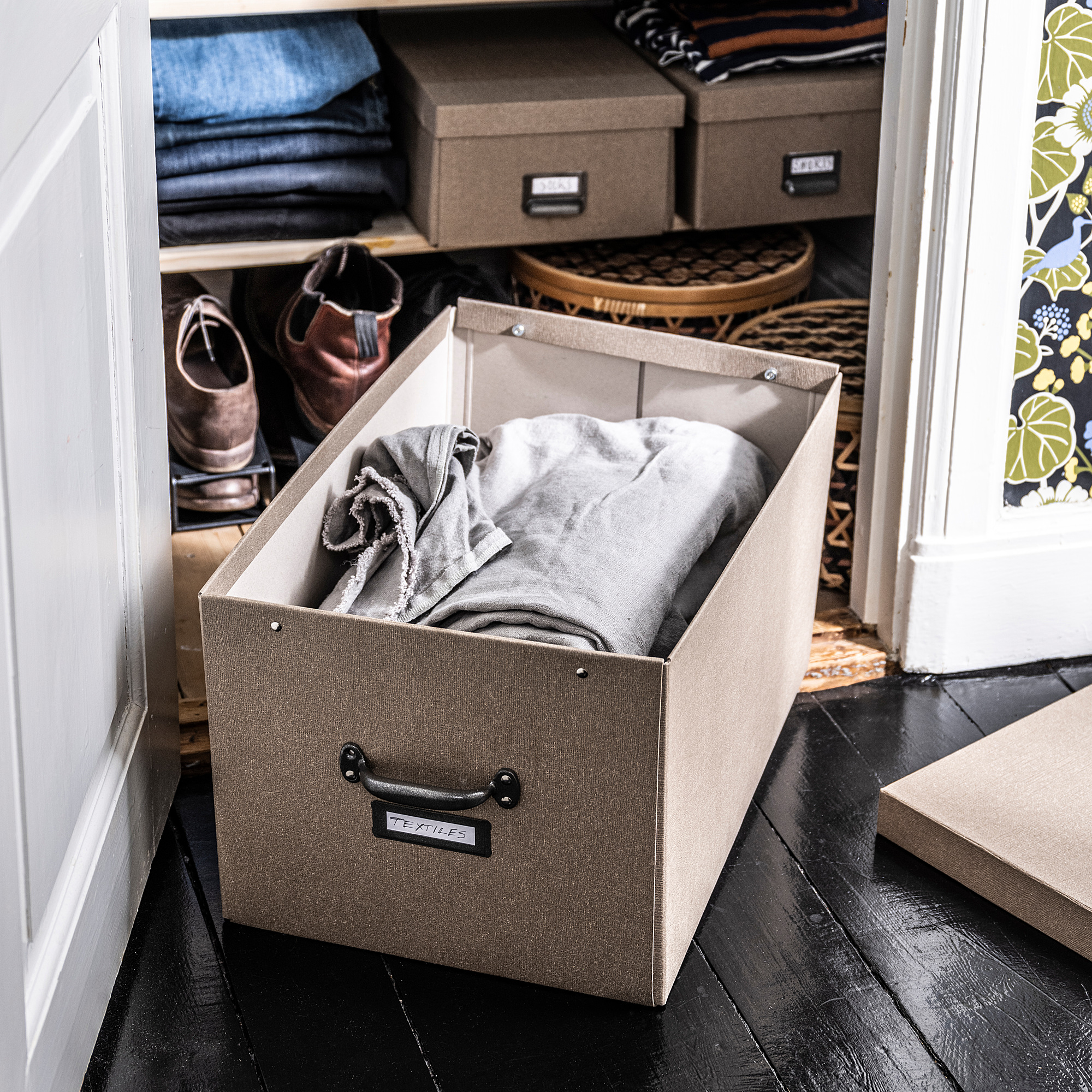 TJOG Kasten mit Deckel, dunkelbeige, 35x56x30 cm - IKEA Deutschland