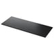 Schwarze Arbeitsplatte, modern, Marmormuster.
