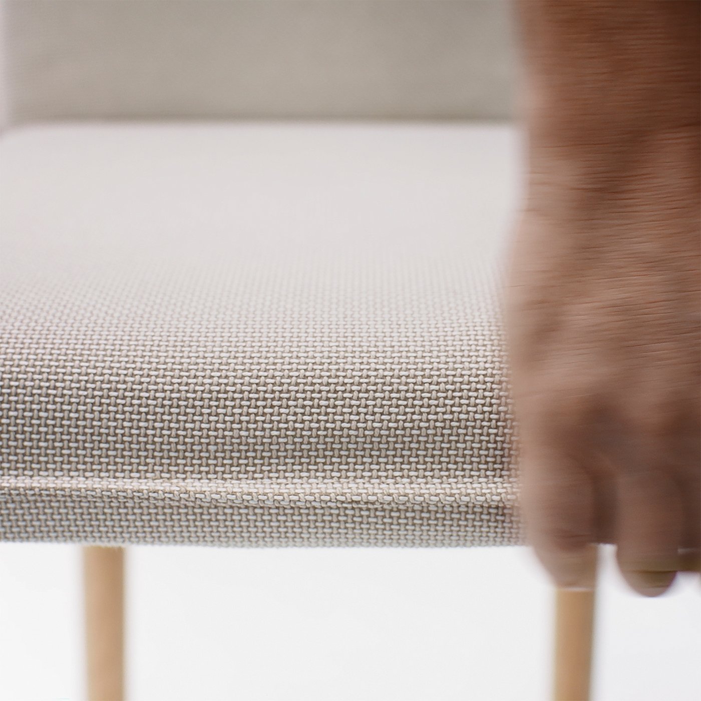 Thumbnail - IKEA TONSTAD Stuhl Fridtuna hellbeige/Eichenachbildung Fridtuna hellbeige