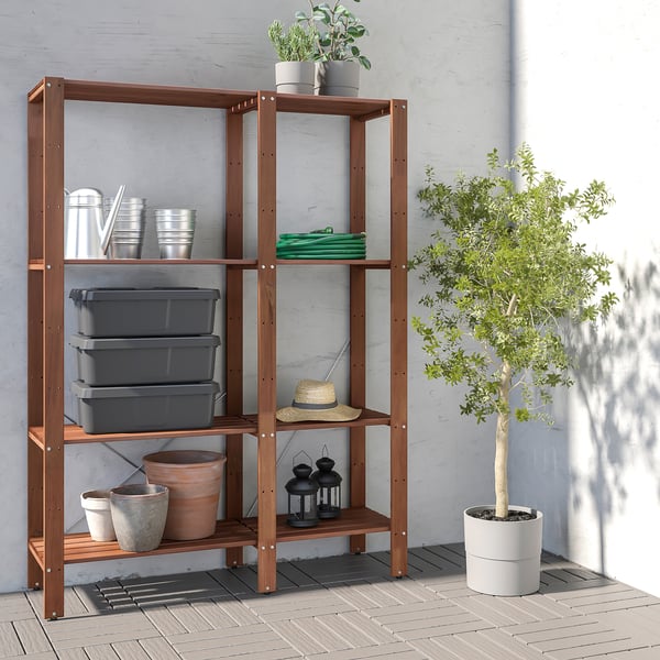 TORDH Regal/außen - braun las. - IKEA Deutschland