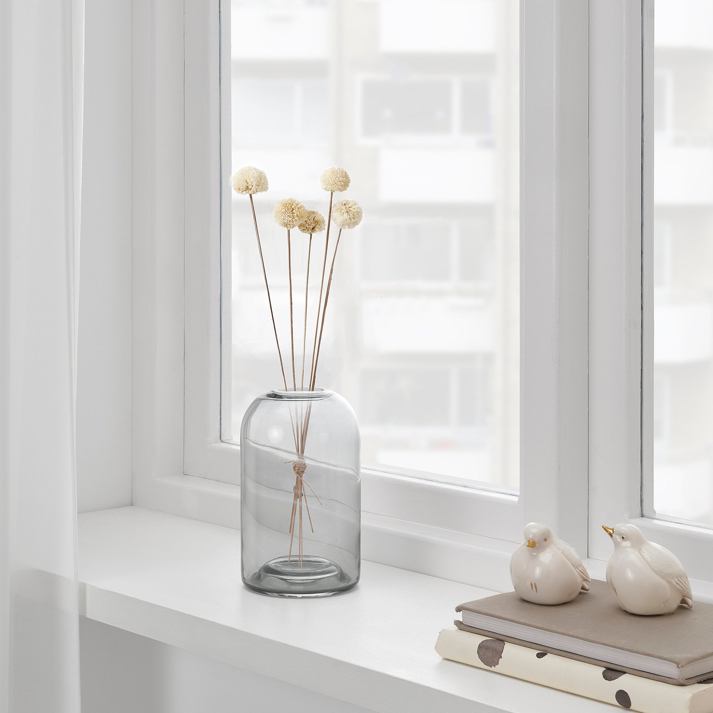 MAGICLULU Hasenschwanzgras Dekoration - 60 Stück Trockenblumen Weiß Für Hochzeit & Wohnraum