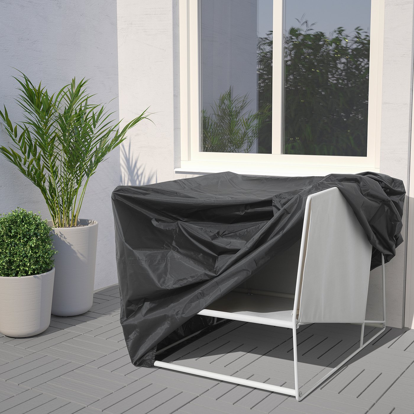 TOSTERÖ Gartenmöbel-abdeckung - Sofa/schwarz - IKEA ...