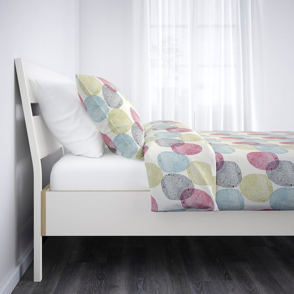 Trysil Bettgestell Weiss Hellgrau Ikea Deutschland