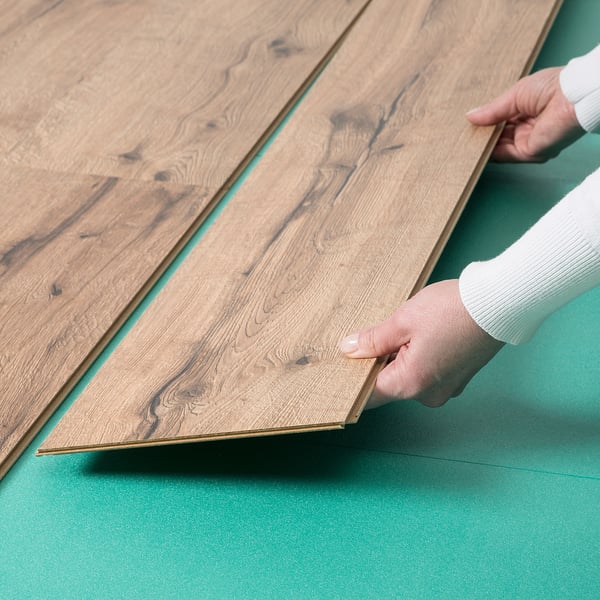 TUNDRA Laminatfußboden, Eichenachbildung/Antikeffekt, 2.25 m² IKEA