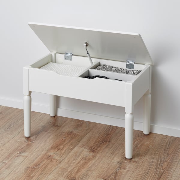 TYSSEDAL Hocker mit Aufbewahrung - weiß - IKEA Deutschland
