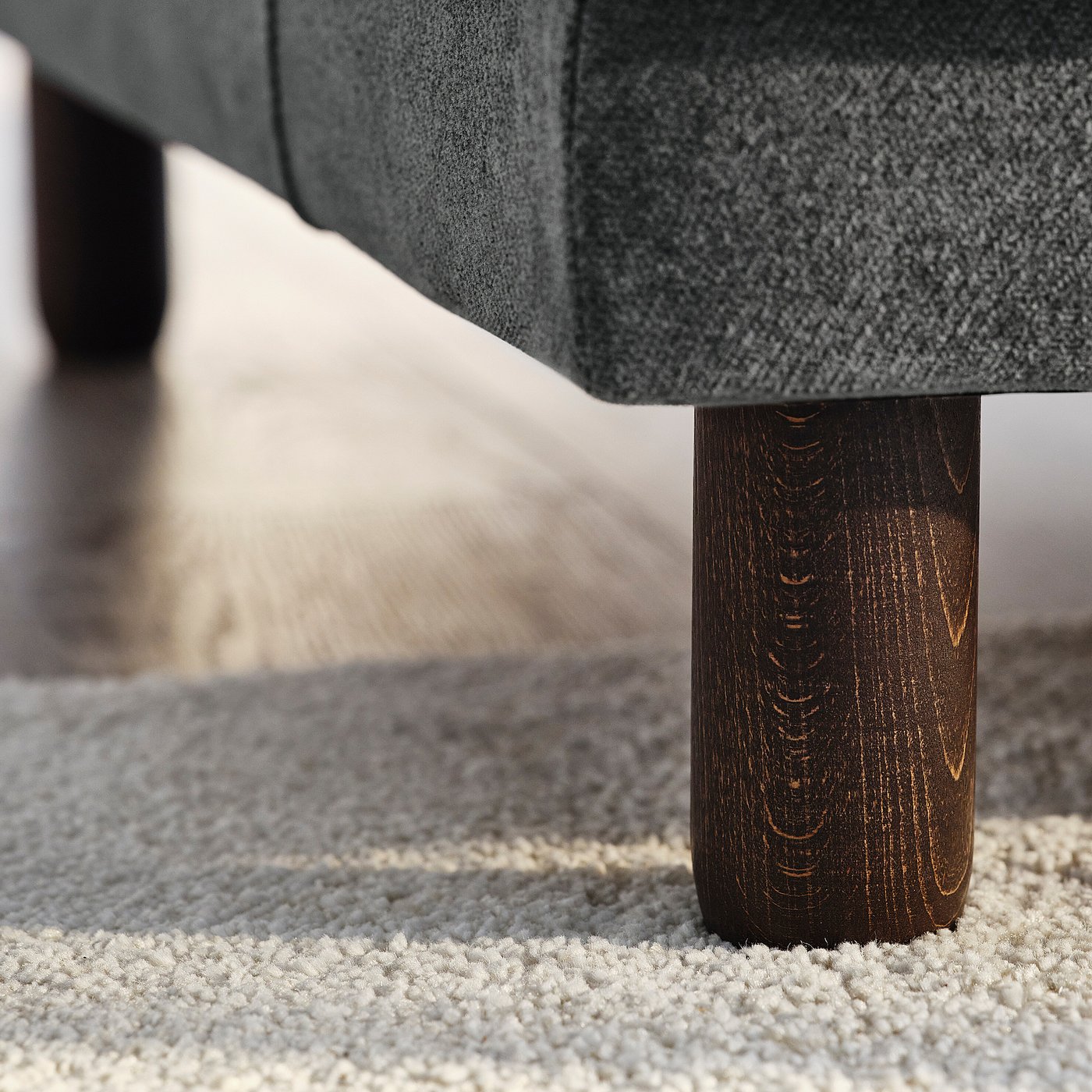 Thumbnail - IKEA UPPÅKRA Modulecksofa 6-sitzig ohne Abschluss rechts/Johanneshov dunkelgrau Johanneshov dunkelgrau