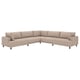 UPPÅKRA Modulecksofa 6-sitzig, Samsala graubeige
