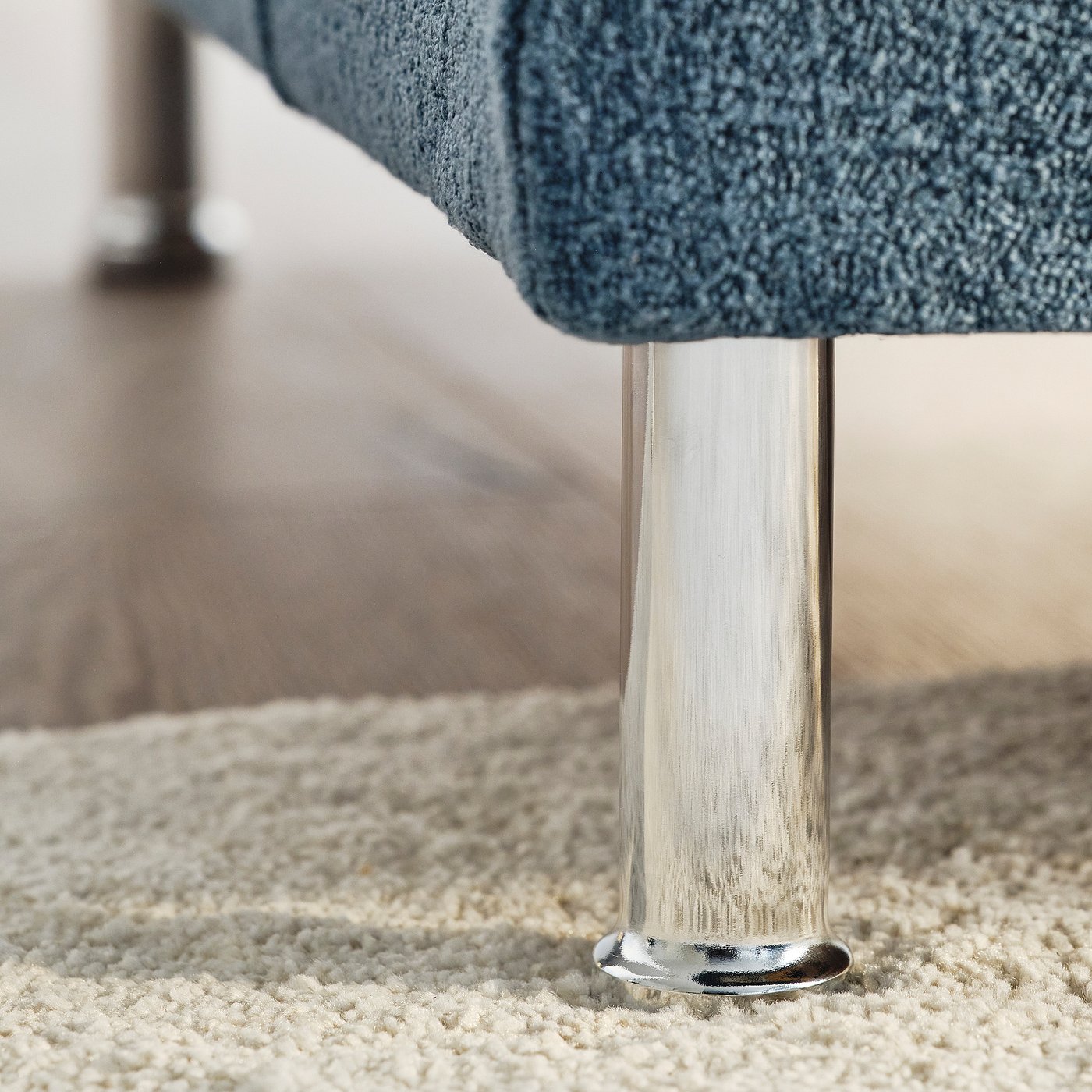 Thumbnail - IKEA UPPÅKRA Récamierenelement mit Armlehne rechts/Axvall dunkel graublau Axvall dunkel graublau