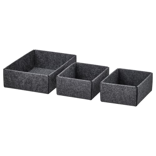 UPPDATERA Box 3er-Set - grau