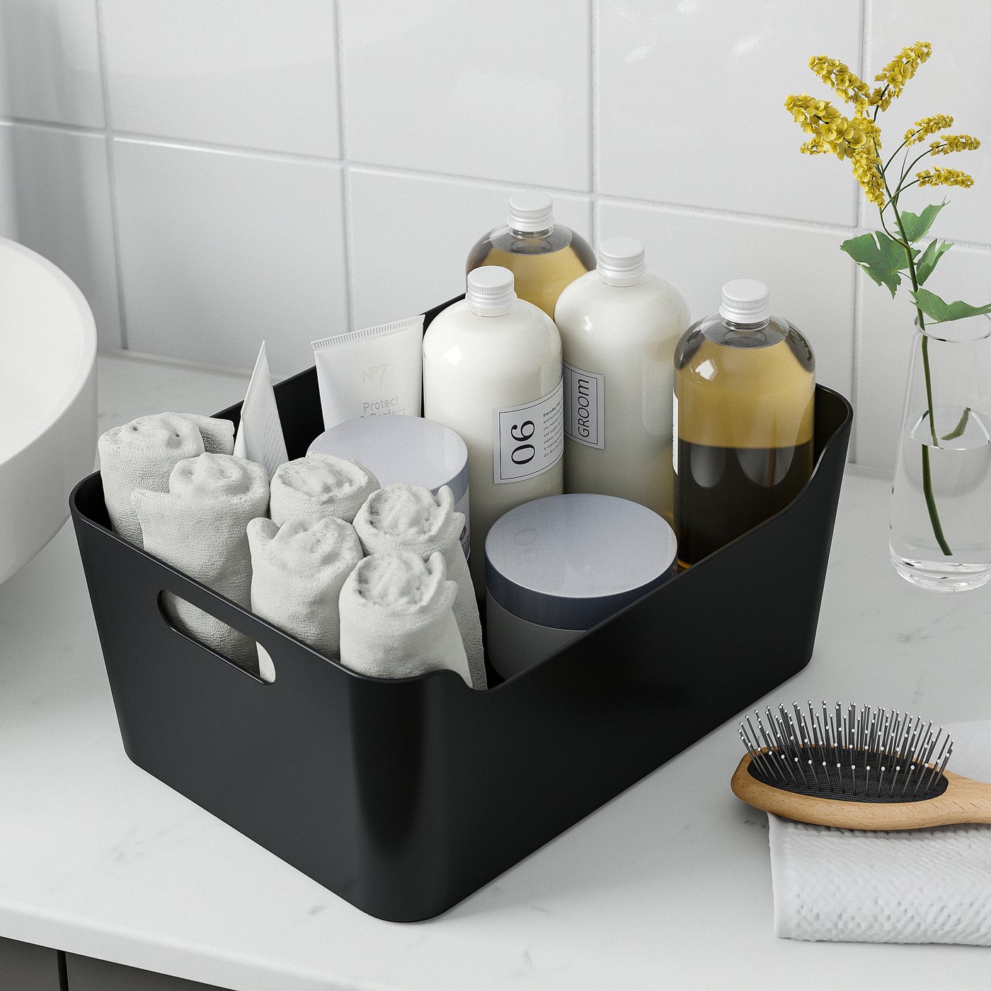 Thumbnail - IKEA UPPDATERA Box anthrazit 34x24 cm