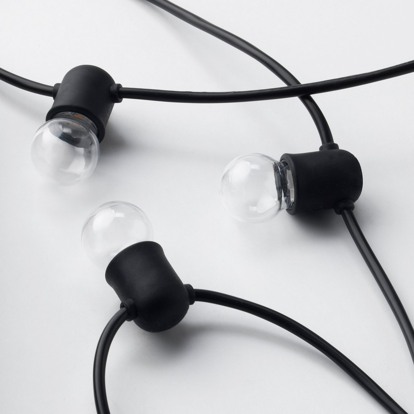 utsund lichterkette 12 led fur draussen batteriebetrieben schwarz ikea deutschland