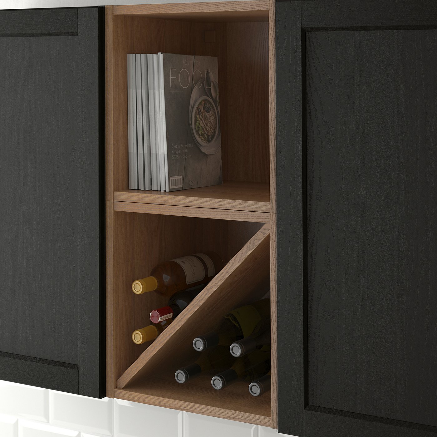 Vadholma Flaschenregal Braun Esche Geb 40x37x40 Cm Ikea Deutschland