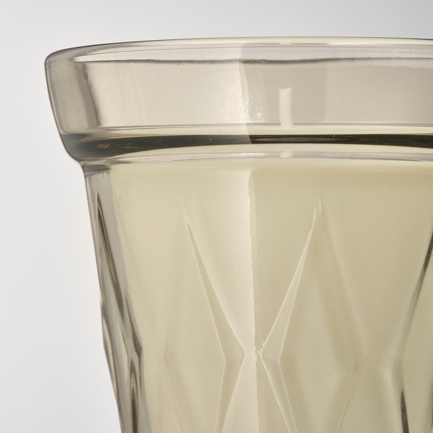 valdoft duftkerze im glas rhabarber und holunder beige 8 cm ikea deutschland