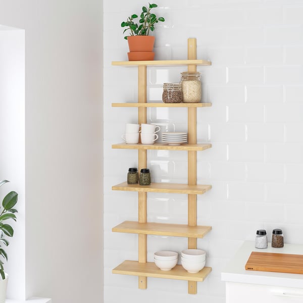 Varde Wandregal Birke 50x140 Cm Ikea Deutschland