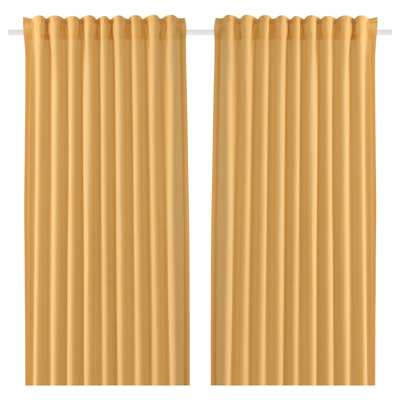 IKEA VÄXELBRUK 2 Gardinenschals gelb 140x300 cm