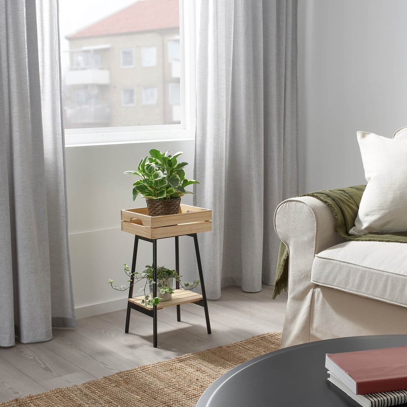 Ikea Blumenstander Holz