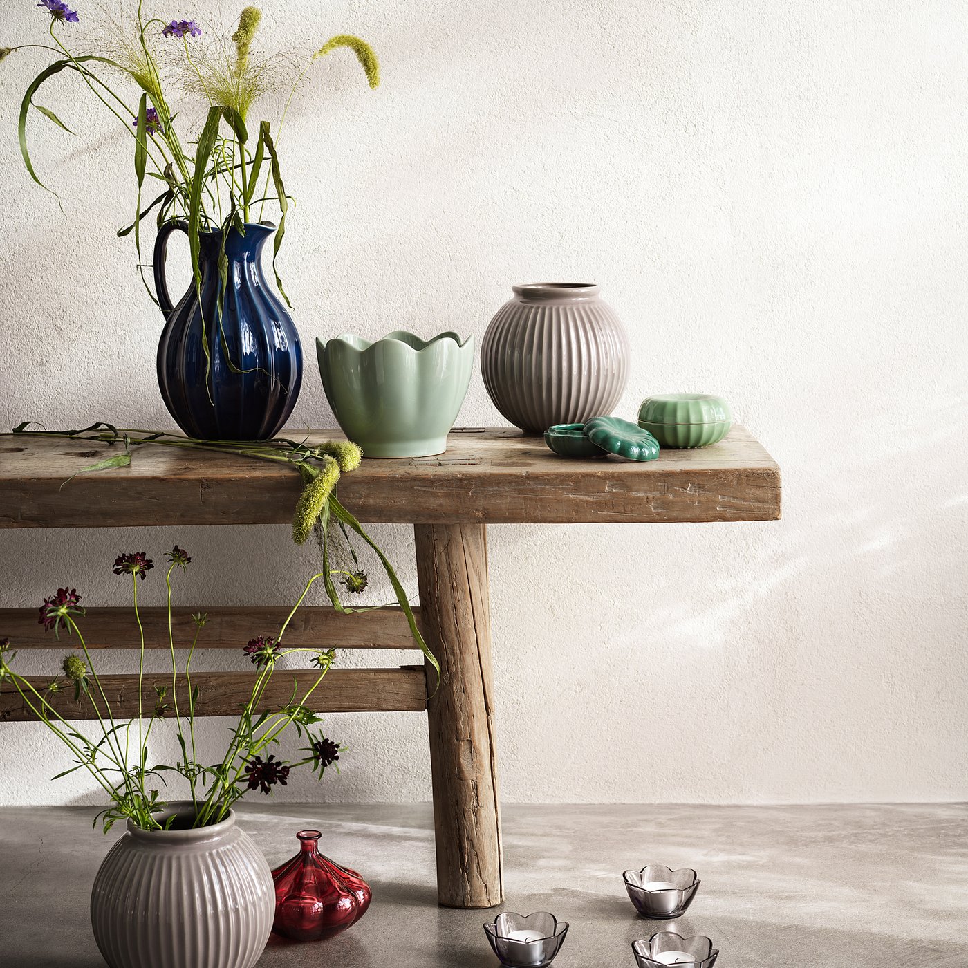 VANLIGEN Vase, grau, 18 cm IKEA Deutschland