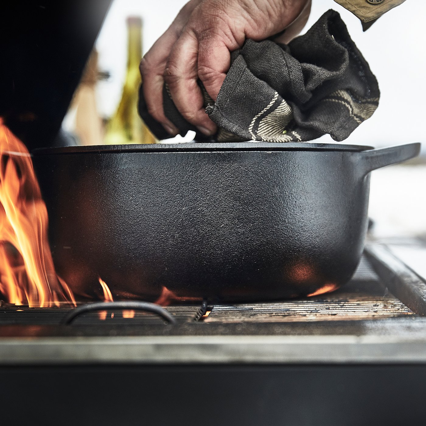 Vardagen Bratentopf Mit Deckel Gusseisen Ikea Deutschland