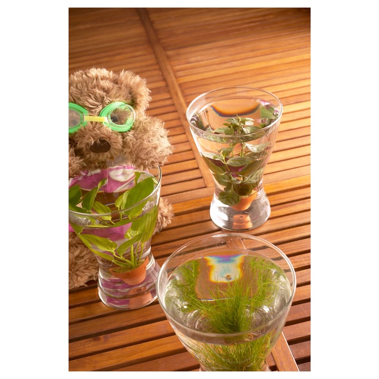 VASEN Vase, Klarglas, 20 cm IKEA Deutschland