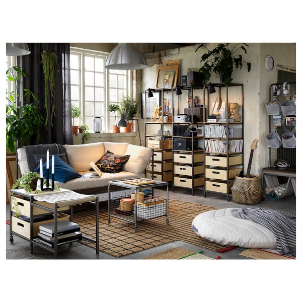 VEBERÖD Bank naturfarben 88 cm 45 cm 53 cm