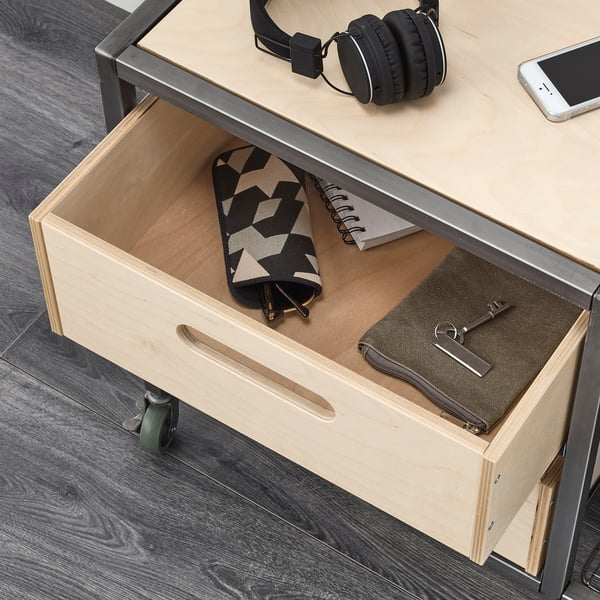 VEBERÖD Bank naturfarben 88 cm 45 cm 53 cm