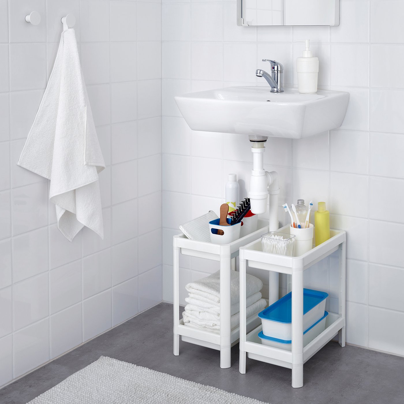 36x23x40cm Ikea Vesken Regal In Weiss Sidra Hospital