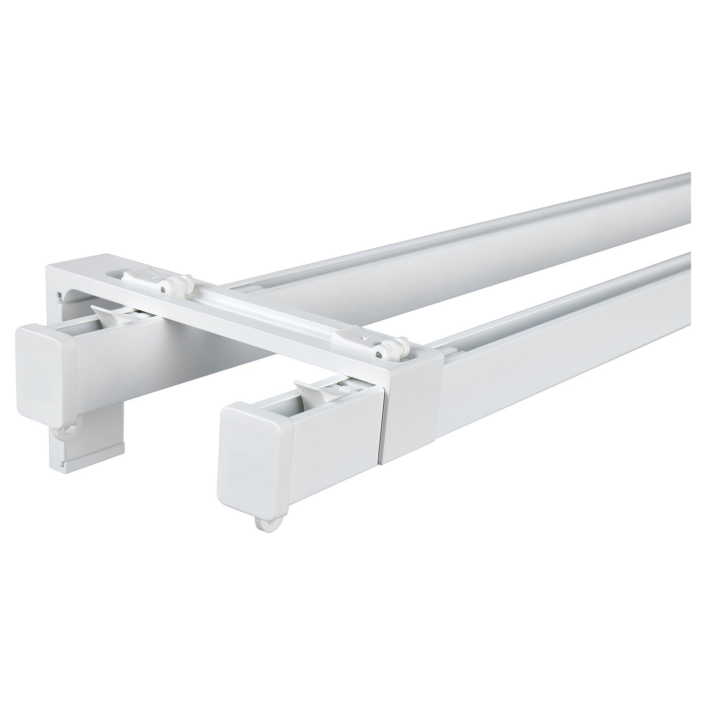 IKEA VIDGA Gardinenschienen-Set 2-lfg weiß