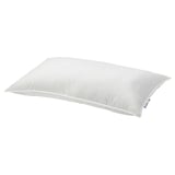 VILDKORN weißes Kissen, rechteckig, weich und dennoch fest, aus recyceltem Polyester und Baumwolle, Basic-Design.