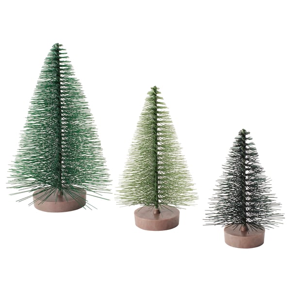 Vinter 2020 Dekoration 3er Set Weihnachtsbaum Grun Ikea Deutschland