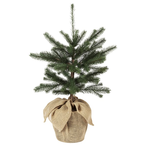 Vinter 2020 Topfpflanze Kunstlich Drinnen Draussen Jute Weihnachtsbaum Grun Ikea Deutschland