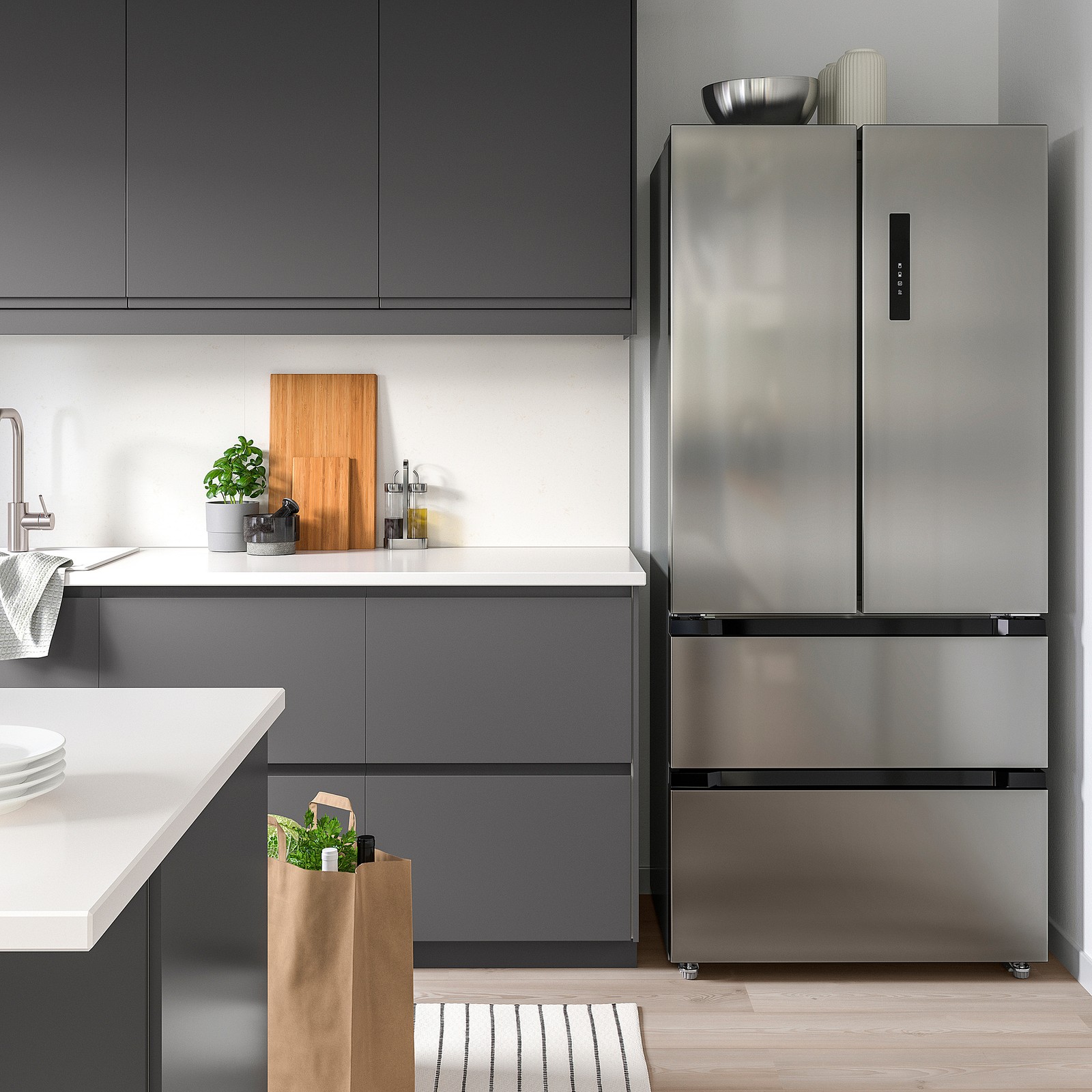 VINTERKALL Kühl-/Gefrierschrank doppeltürig, IKEA 700 freistehend