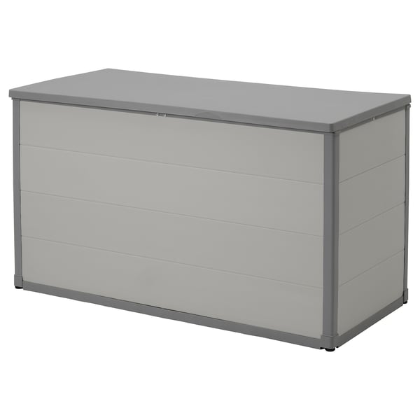 VRENEN Auflagenbox/außen, hellgrau/grau, 156x71x93 cm/819 l