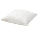 Option: ÄNGSKORN white pillow protector; soft, quilted, zipper closure.