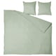 ÄNGSLILJA bed set: light green, soft cotton, simple design.