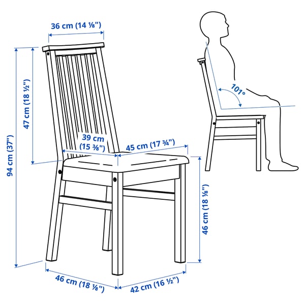 Illustration with measurements for the product: ÅLHULT.