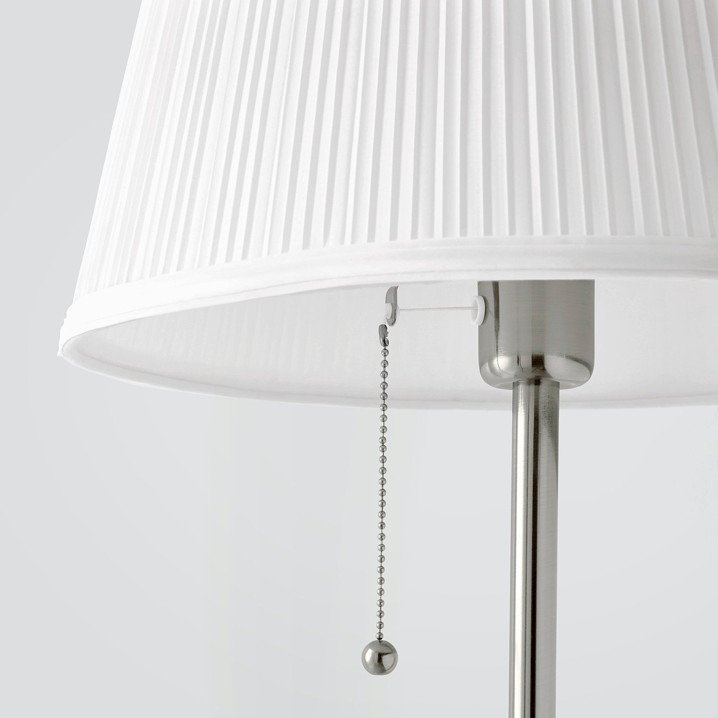 ÅRSTID floor lamp, nickel-plated/white - IKEA Germany