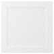 Option: AXSTAD kitchen door, white, square, inset panel, matt surface, plastic foil.