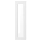 AXSTAD white cabinet door, rectangle with inset panel, matt smooth surface.