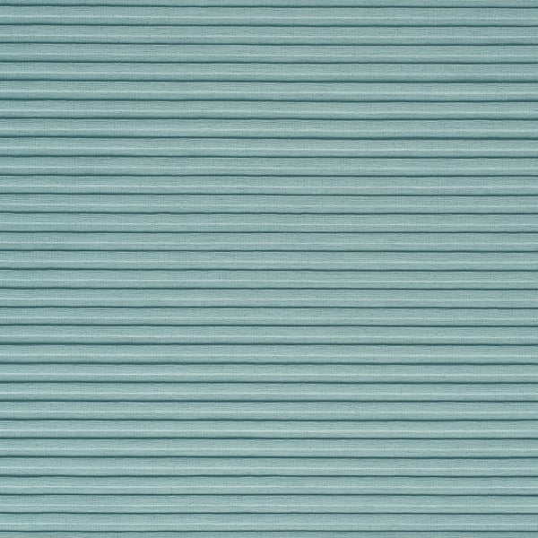 Panel curtain with horizontal stripes for privacy, made from recycled polyester, creating a cozy atmosphere with light filtering.
