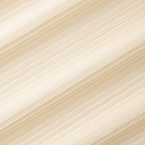 Diagonal stripes of sheer, recycled polyester. Soft, privacy-enhancing curtain.