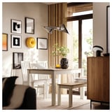 BACKSTÖRN LED pendant lamp, dimmable/matt aluminium, 108 cm