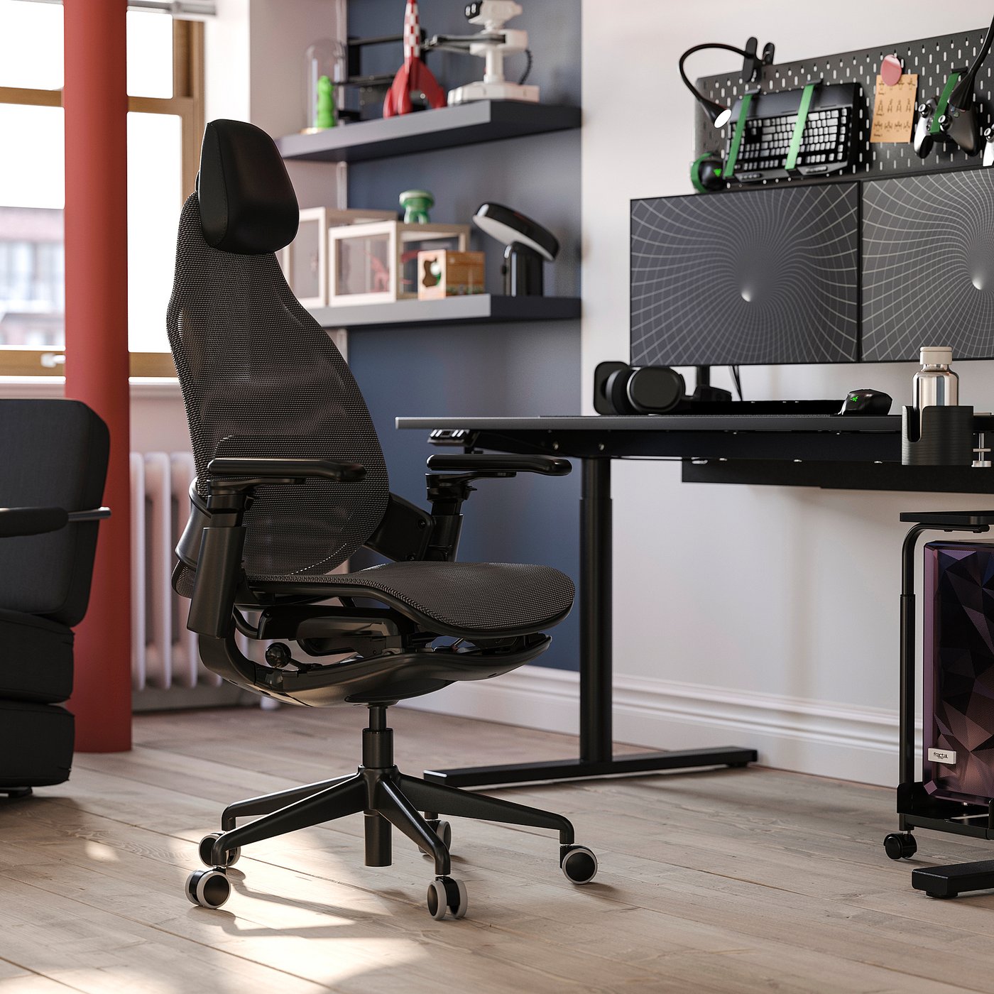 BÄSTBOLL gaming chair, black/Mjuk black - IKEA Germany
