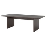 BERGSHYTTAN Table, dark brown ash veneer, 240x93 cm